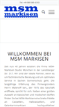 Mobile Screenshot of msm-markisen.de